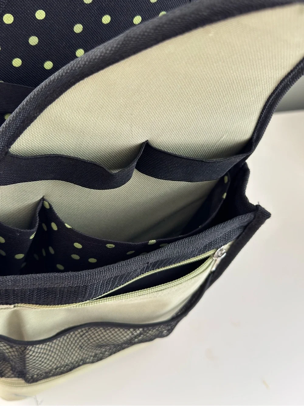 Light green and Black Craft Caddy